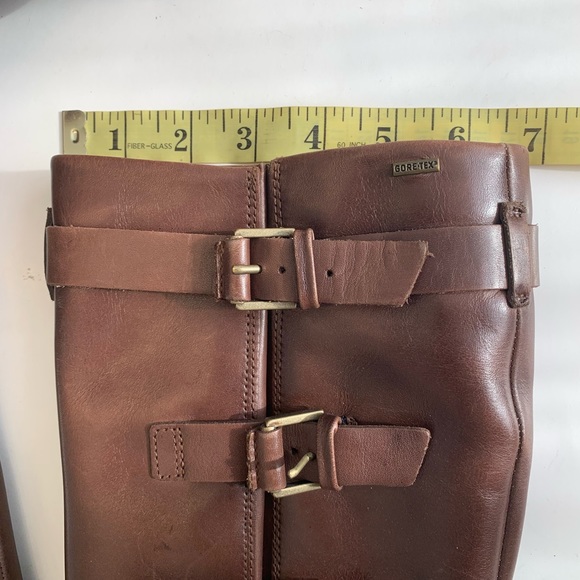 Ecco Tall Brown Riding boots Genuine Leather NEW Condition - Picture 5 of 9